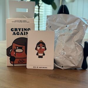 Pop Mart Crybaby Figurine - Crying Again - Baby Brown